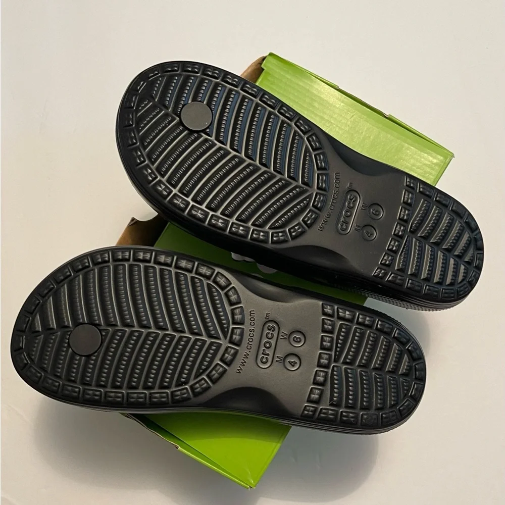CROCS Black Comfort‎ Slides - Picture 7 of 8